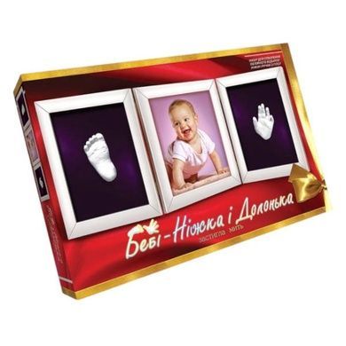 Набор для создания памятных слепков Ножка и ладошка БНЛ-01U Danko Toys