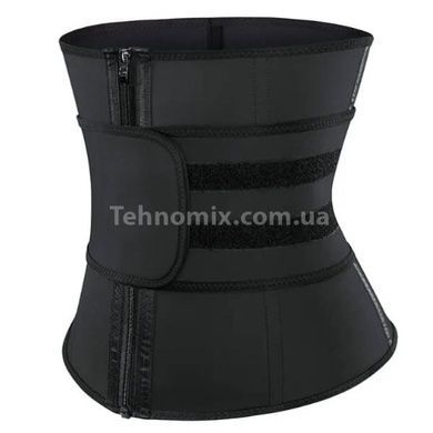 Утягивающий пояс для похудения Waist training corset Черный XXL