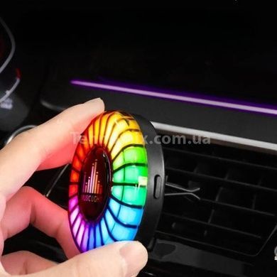 Автомобільний ароматизатор із підсвічуванням у вигляді ритму F5 RGB