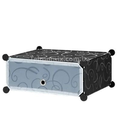 Шафа пластикова для взуття розкладна 37*37*90см 30005
