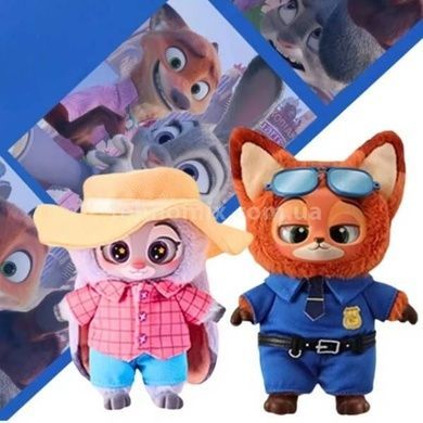 Брелок для ключей с коллекционной фигуркой Disney Зверополис 15 х 7.5 х 8см Лис-полицейский
