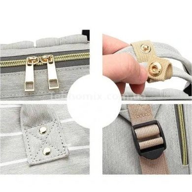 Сумка-рюкзак для мам Mom Bag Синий в полоску