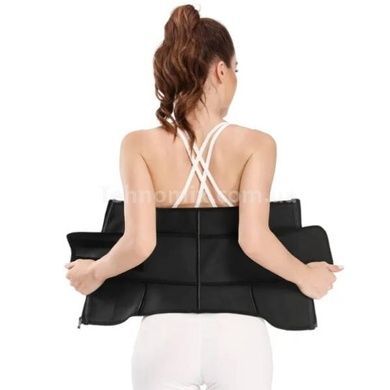 Утягивающий пояс для похудения Waist training corset Черный XXL