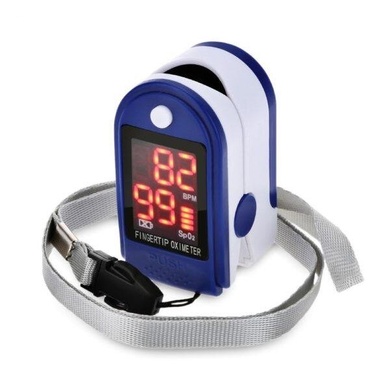 Пульсоксиметр Fingertip Pulse Oximeter АВ -88 Синій