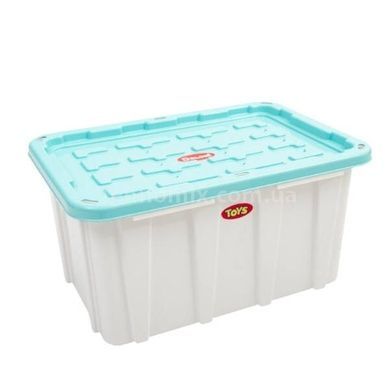 Контейнер для зберігання іграшок DOLONI TOYS 01592 Білий із блакитним