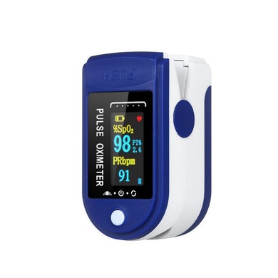 Пульсоксиметр Fingertip Pulse Oximeter АВ -88 Синій