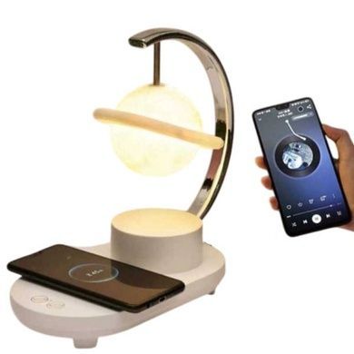 Лампа-ночник 3в1 с беспроводной зарядкой и Bluetooth-колонкой TB-35SLIWBT 22SHTSWKT Белая