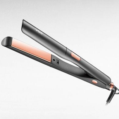 Выпрямитель для волос с керамическим покрытием и LED-дисплеем 100&deg;C-250&deg;C VGR V-507 Черный