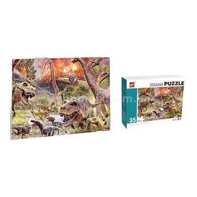 Пазлы Эра динозавров 35 элементов GXF-035-12 Jigsaw Puzzle