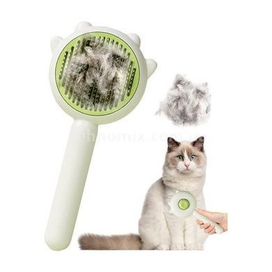 Щетка для вычесывания шерсти Hamburger Comb Зеленый