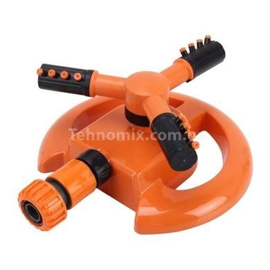 Зрошувач для поливу газону спринклер круговий дощувач 360 Lawn Water Sprinkler / ART-5059 Помаранчевий