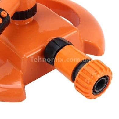 Зрошувач для поливу газону спринклер круговий дощувач 360 Lawn Water Sprinkler / ART-5059 Помаранчевий
