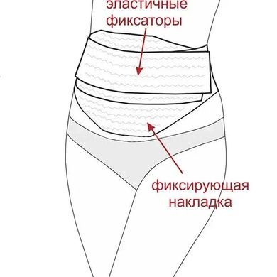 Универсальный бандаж для беременных с резинкой через спину для двойной поддержки XXL