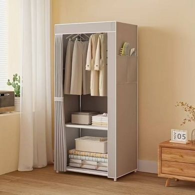 Шафа для одягу тканинна Storage Wardrobe AND XL-1616 Сірий