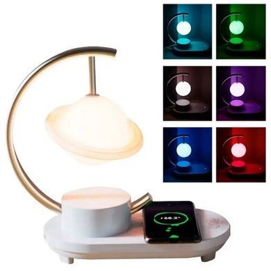 Лампа-ночник 3в1 с беспроводной зарядкой и Bluetooth-колонкой TB-35SLIWBT 22SHTSWKT Белая