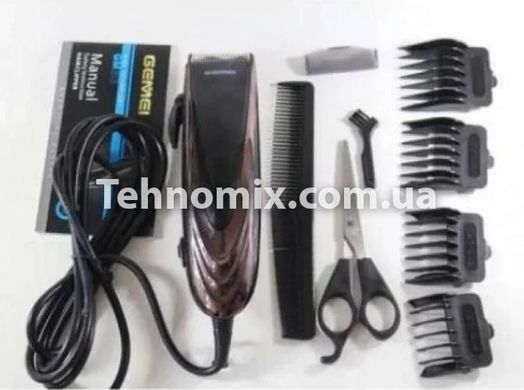 Профессиональные машинки для стрижки волос GEMEI GM-813 Черная