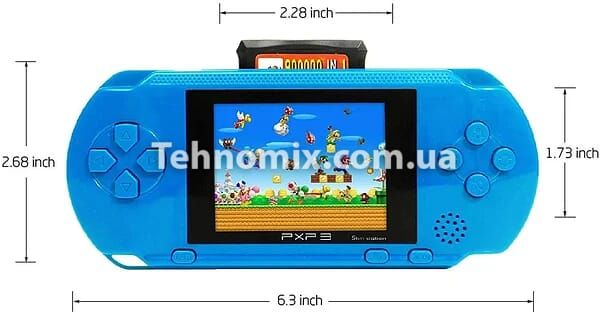Портативна ігрова приставка PXP3 MD-2700 Блакитна