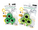 Магнитные вращающиеся кольца спиннер Stress Relief Magnetic Rings Зеленый