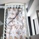 Комплект дитячої постільної білизни Ведмедика 110*90см 10873 БЯЗЬ GOLD LUX Bimbo Білий з принтом
