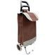 Сумка господарська на коліщатках Trolley small Коричнева