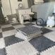 Коврик-пазл плюшевый 30&times;30см 10шт/уп floor mat AND 5579 Серый