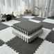 Коврик-пазл плюшевый 30&times;30см 10шт/уп floor mat AND 5579 Серый