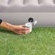 Матрас надувной с велюровым покрытием 152*203*30см 64179 Intex Серый