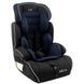 Детское автокресло универсальное от 9-36кг с бустером I / II / III группа JOY 6202-80 Черное с синим