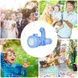 Дитячий автоматичний пістолет кулемет для мильних бульбашок Bubble machine toy Блакитний