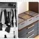 Органайзер для хранения вещей на молнии 17*24*30 Storage baske XL-1049 Черно-белый