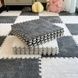 Коврик-пазл плюшевый 30&times;30см 10шт/уп floor mat AND 5579 Серый