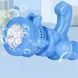 Дитячий автоматичний пістолет кулемет для мильних бульбашок Bubble machine toy Блакитний