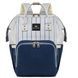 Сумка-рюкзак для мам Mom Bag Синий в полоску