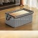 Органайзер для хранения вещей на молнии 17*24*30 Storage baske XL-1049 Черно-белый