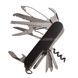 Ніж складаний туристичний мультитул 15в1 Traveler K5011ALL Black/Blue/Red Чорний