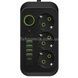 Сетевой фильтр с USB (3&times;220В+4&times;USB+1&times;Type-C) QL-1074U 3 метра Черный