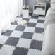Коврик-пазл плюшевый 30&times;30см 10шт/уп floor mat AND 5579 Серый