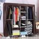 Складной тканевый шкаф Storage Wardrobe 28165 ∙ Органайзер &ndash; гардероб для одежды на 4 секции, 165х45х172 см
