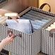 Органайзер для хранения вещей на молнии 17*24*30 Storage baske XL-1049 Черно-белый