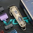 Машинка акумуляторна для стрижки волосся 8 насадок VGR V-005 Золото
