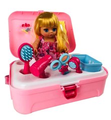 Игровой набор рюкзак Cute Pretty Girl Розовый + Подарок кукла