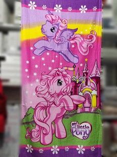 Рушник пляжний Pony 75х150 Махра/Велюр