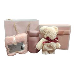 Набір подарунковий Simple Life (Іграшка, термокухоль, рушник) Рожевий