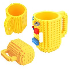 Кружка - конструктор LEGO 350 мл Жовта
