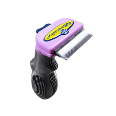 Фурминатор с кнопкой для чистки шерсти FURminator 6.8 см Фиолетовый