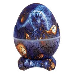 Нічник-проектор з колонкою та мелодіями для сну Яйце Динозавра Синій Великий