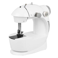 Швейная машинка портативная Mini Sewing Machine FHSM 201 с адаптером серая