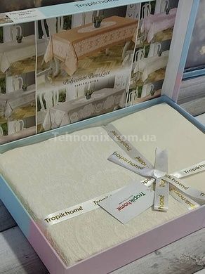 Скатертина Tropik home ROYAL 150-220см Жаккард Бавовна