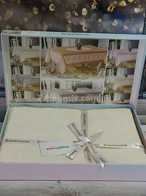 Скатертина Tropik home ROYAL 150-220см Жаккард Бавовна