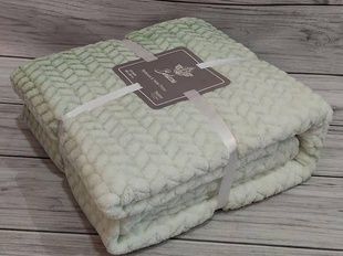Плед Belizza Kapadokya mint 200х220см Мікрофібра